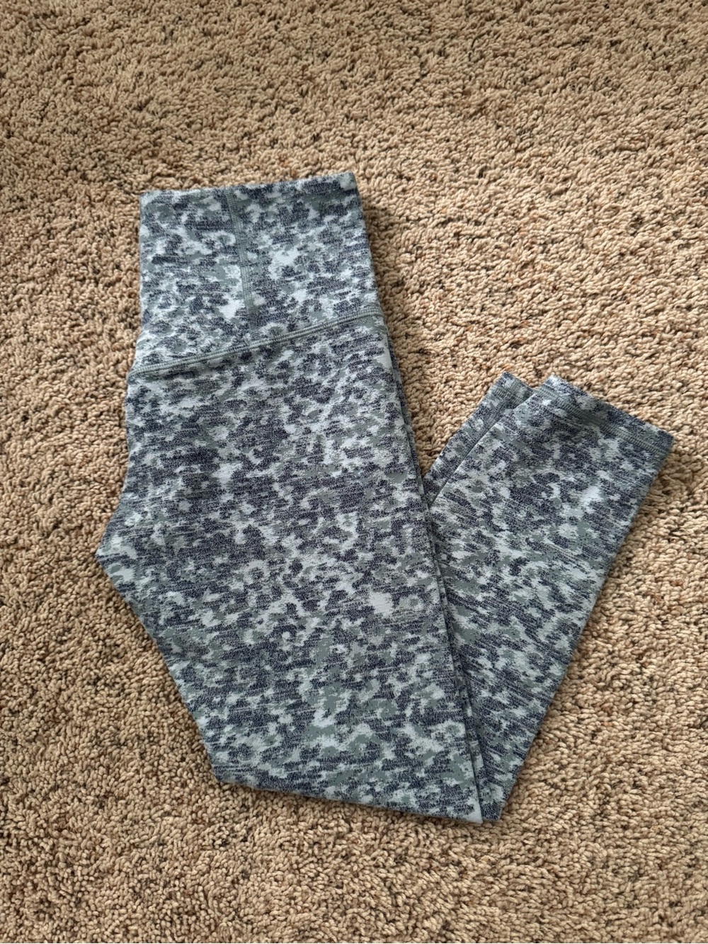 Athleta Heathered Grey hi -rise  Leggings